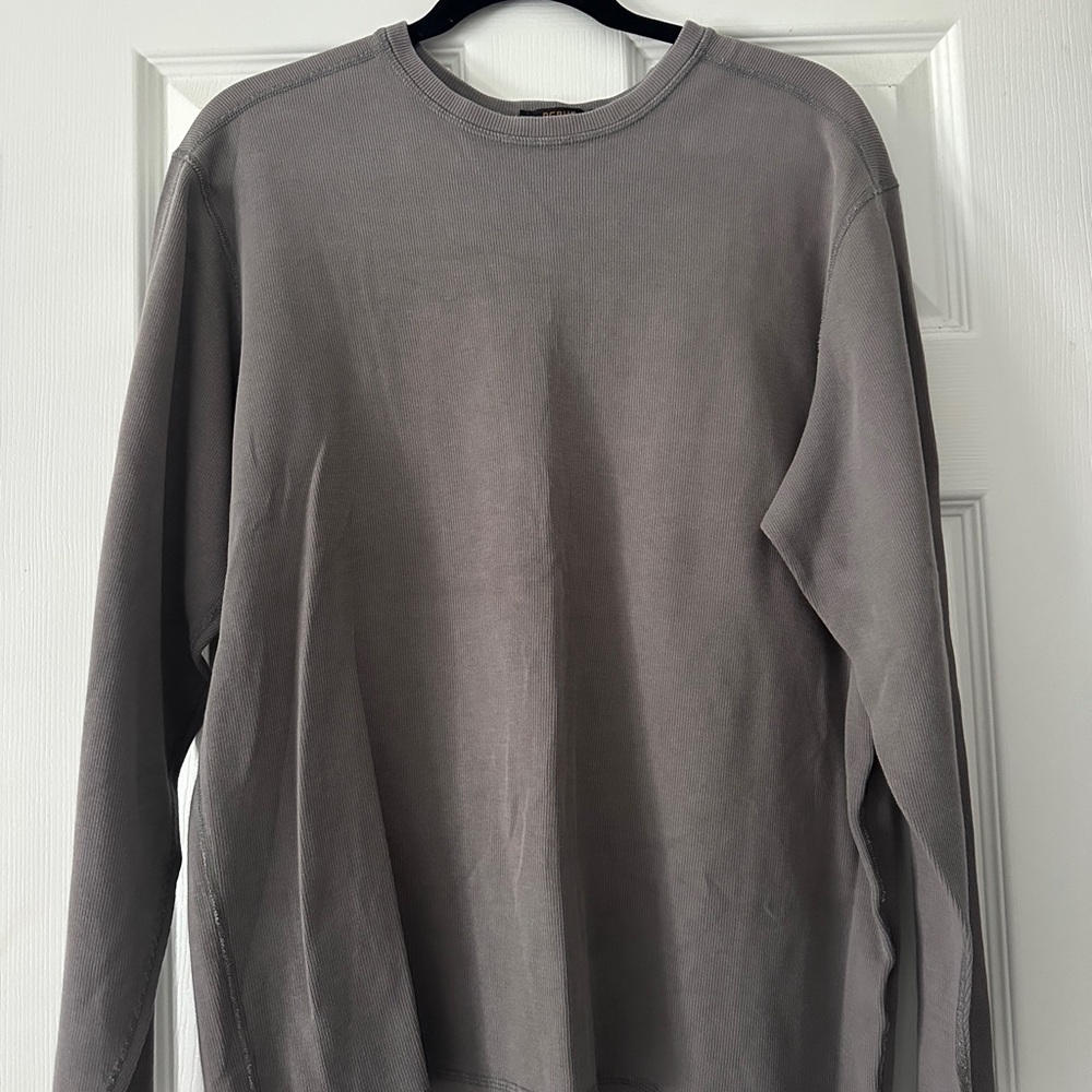 Men's Gray Long Sleeve Shirt